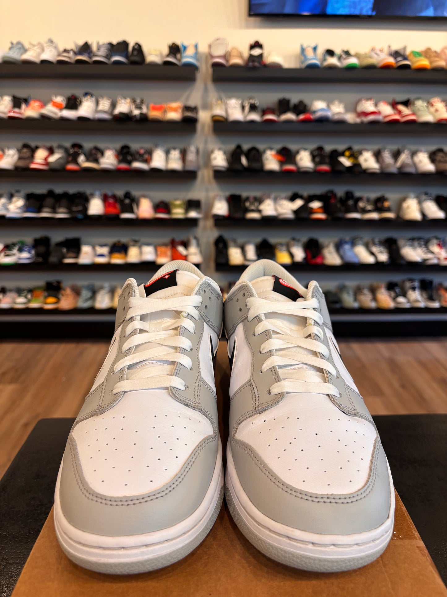 Nike Dunk Low Lottery Grey Size 12 Pre-Owned (No Box)
