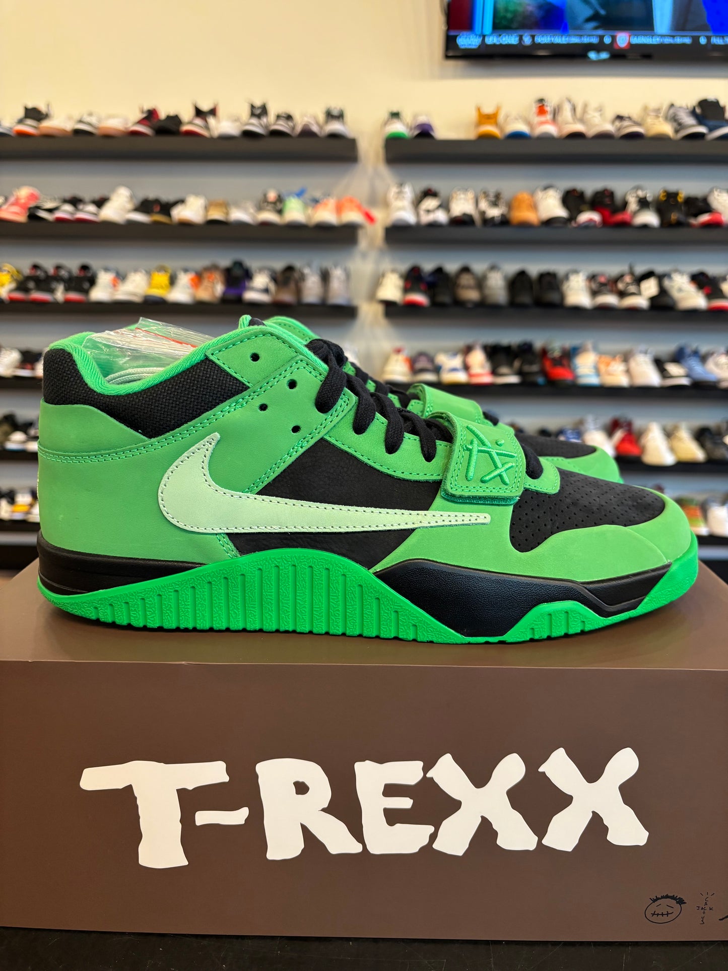 Jordan Jumpman Jack Travis Scott Spark Green Size 12.5 Brand New