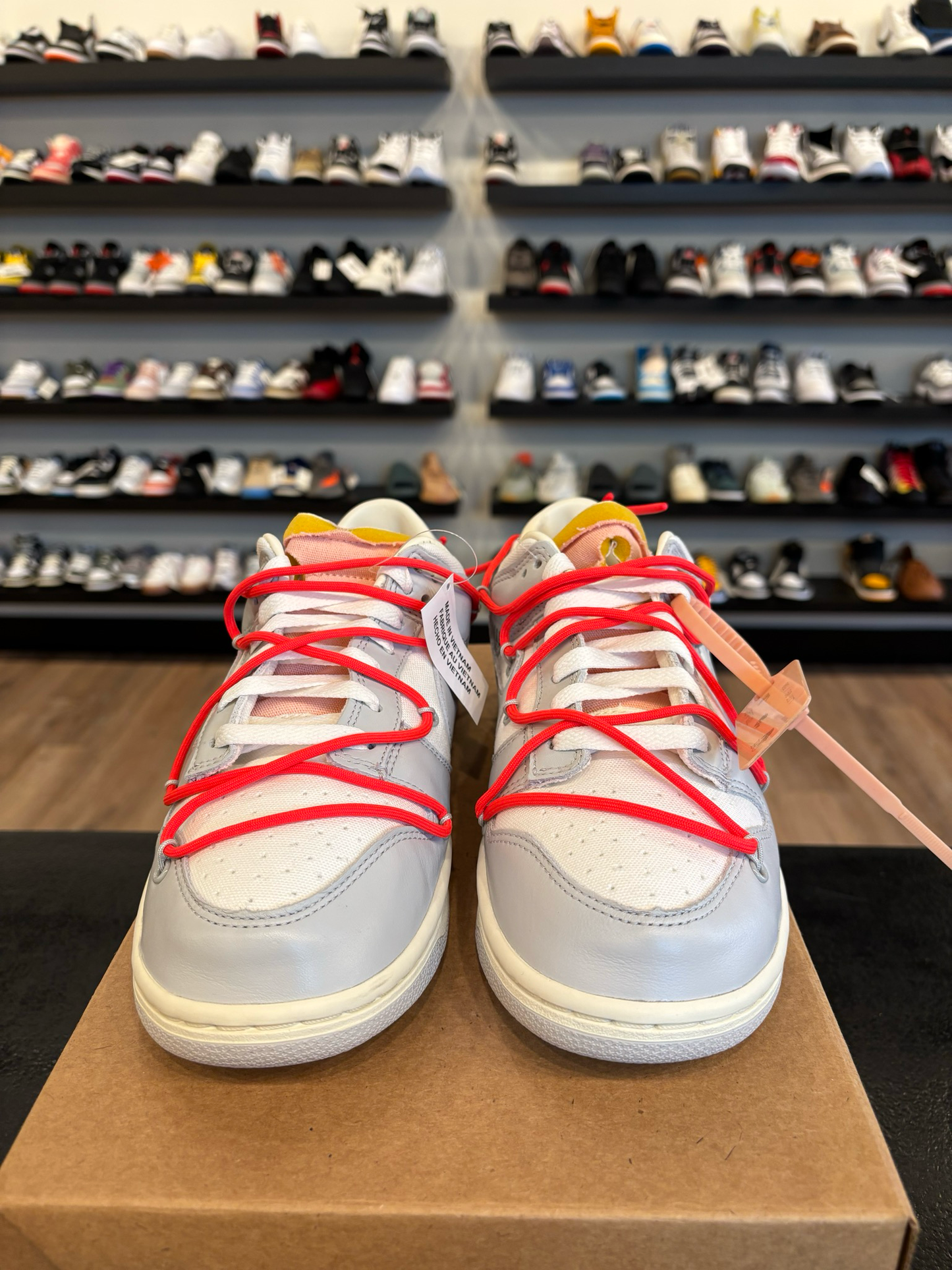 Nike Off-White Dunk Low Lot 6 Size 8.5 Brand New (No Box)