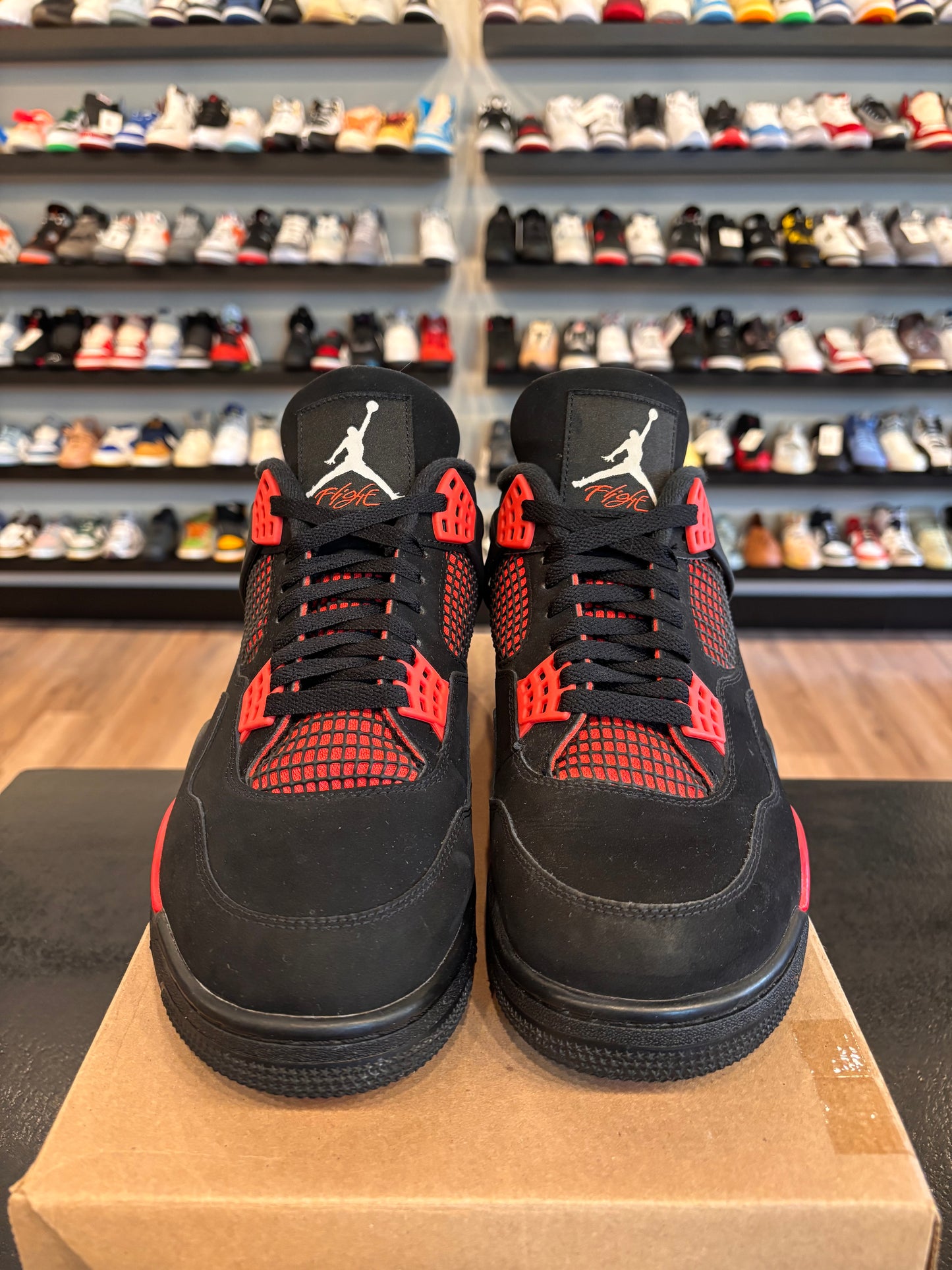 Jordan 4 Red Thunder Size 11.5 Pre-Owned (No Box)