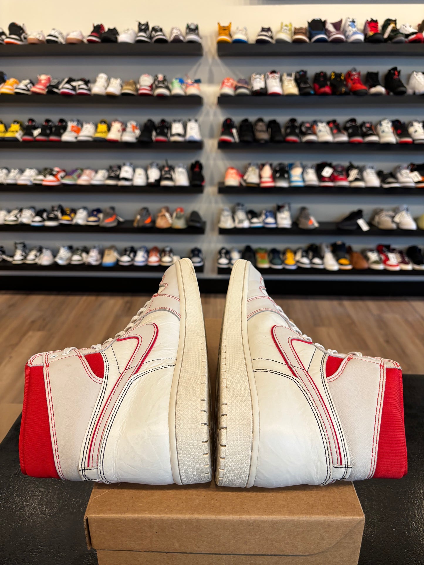 Jordan 1 Phantom Red Size 13 Pre-Owned (No Box)