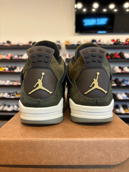 Jordan 4 Craft Olive Size 10 Pre-Owned (No Box)