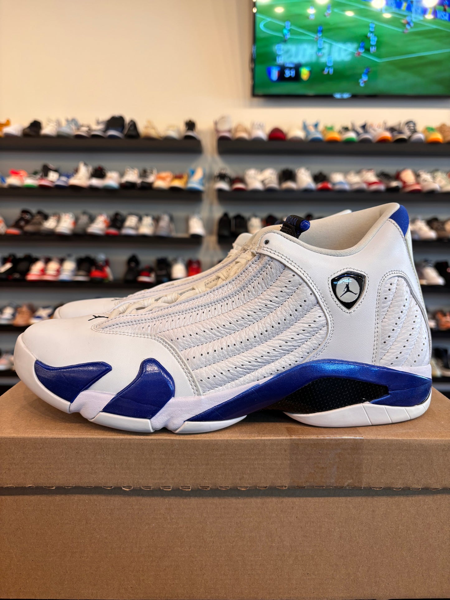 Jordan 14 Hyper Royal Size 12 Pre-Owned (No Box)