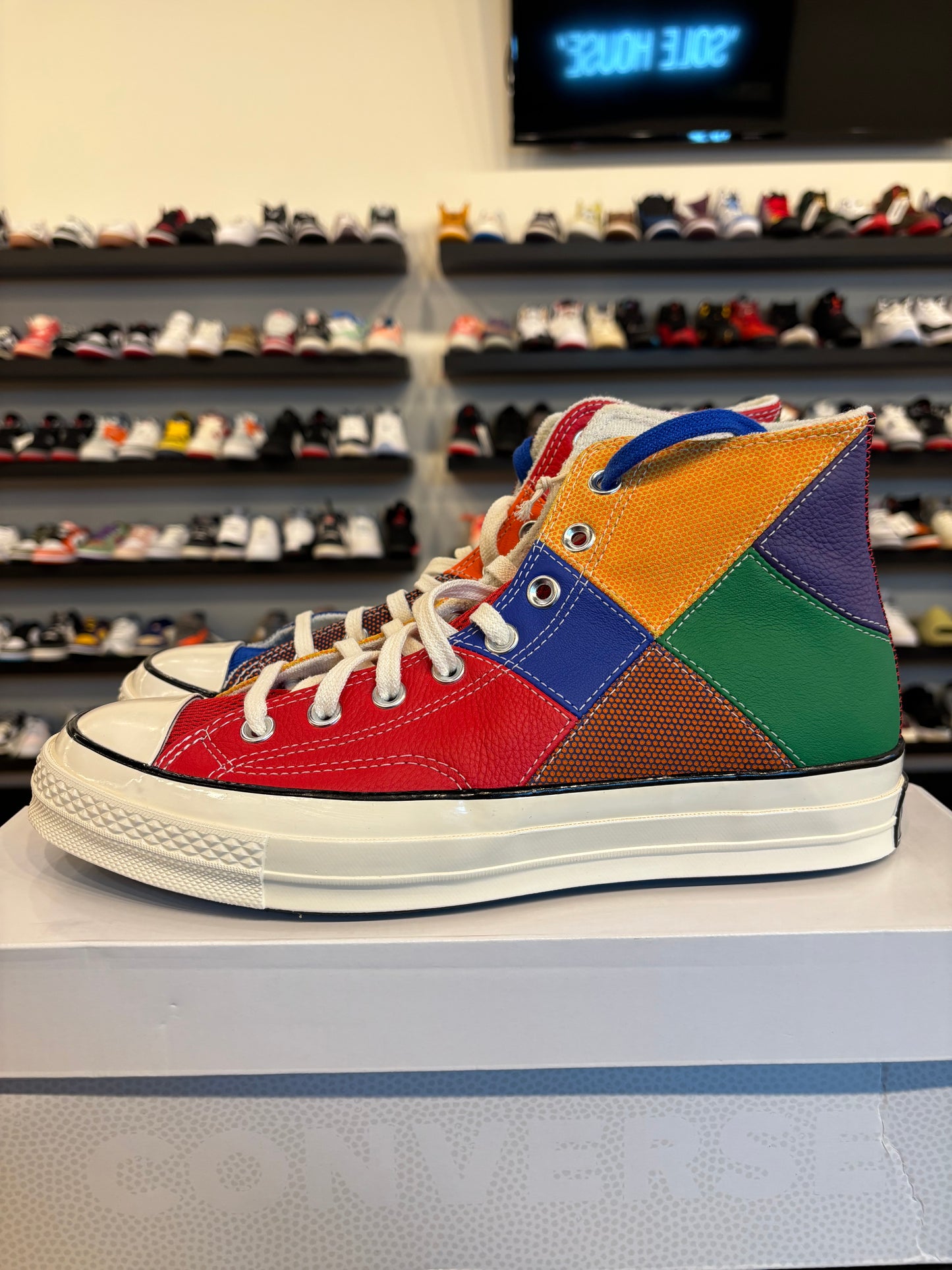Converse Chuck Taylor NBA Patchwork Size 9 Brand New
