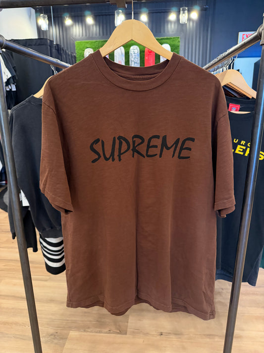 Supreme FTP Brown Tee Size XL Pre-Owned