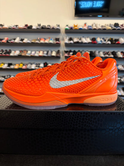 Nike Kobe 6 Protro Total Orange Size 12 Pre-Owned