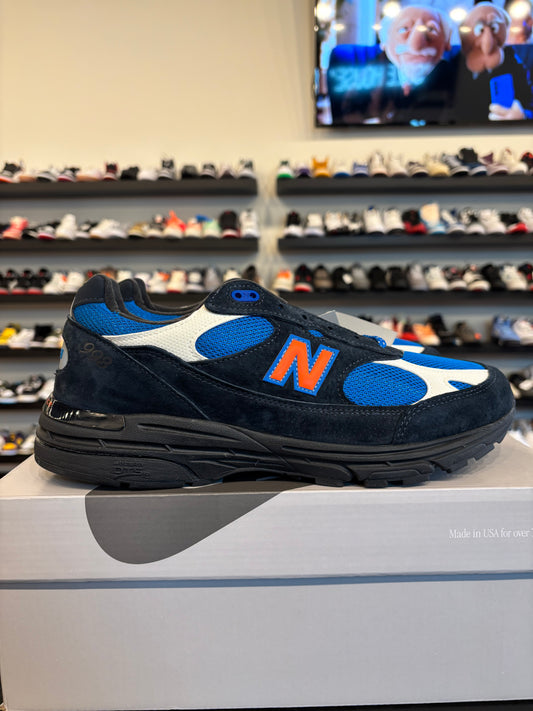Kith New Balance 993 MiUSA MSG Navy Size 10 Brand New