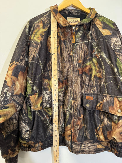 Camo Jacket Woolrich Dark Size Large Vintage