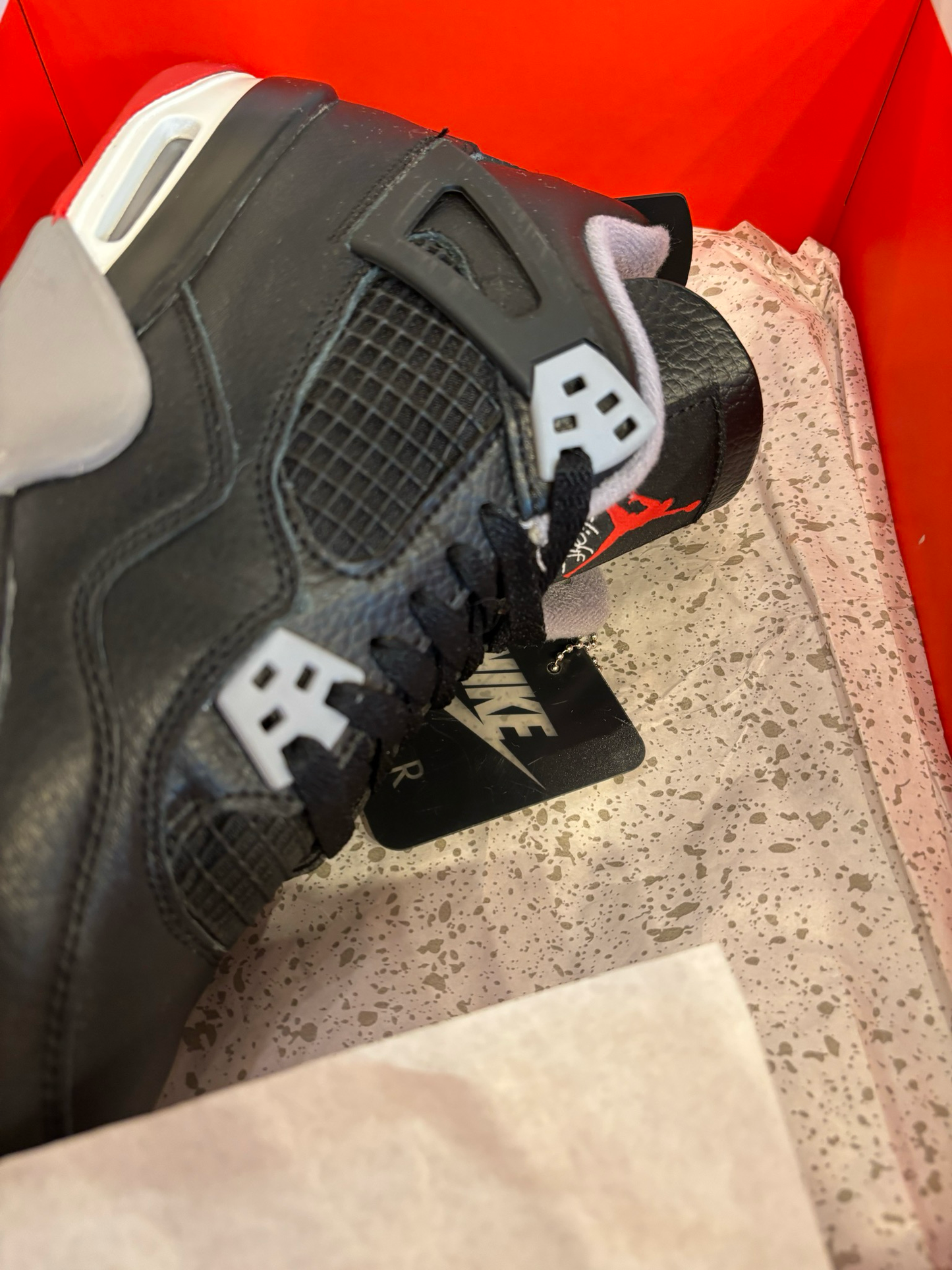 Jordan 4 Bred Reimagined Size 6.5Y Pre-Owned