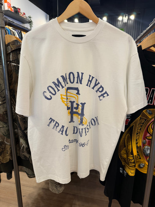 Common Hype Track Shirt White Size Medium Brand New