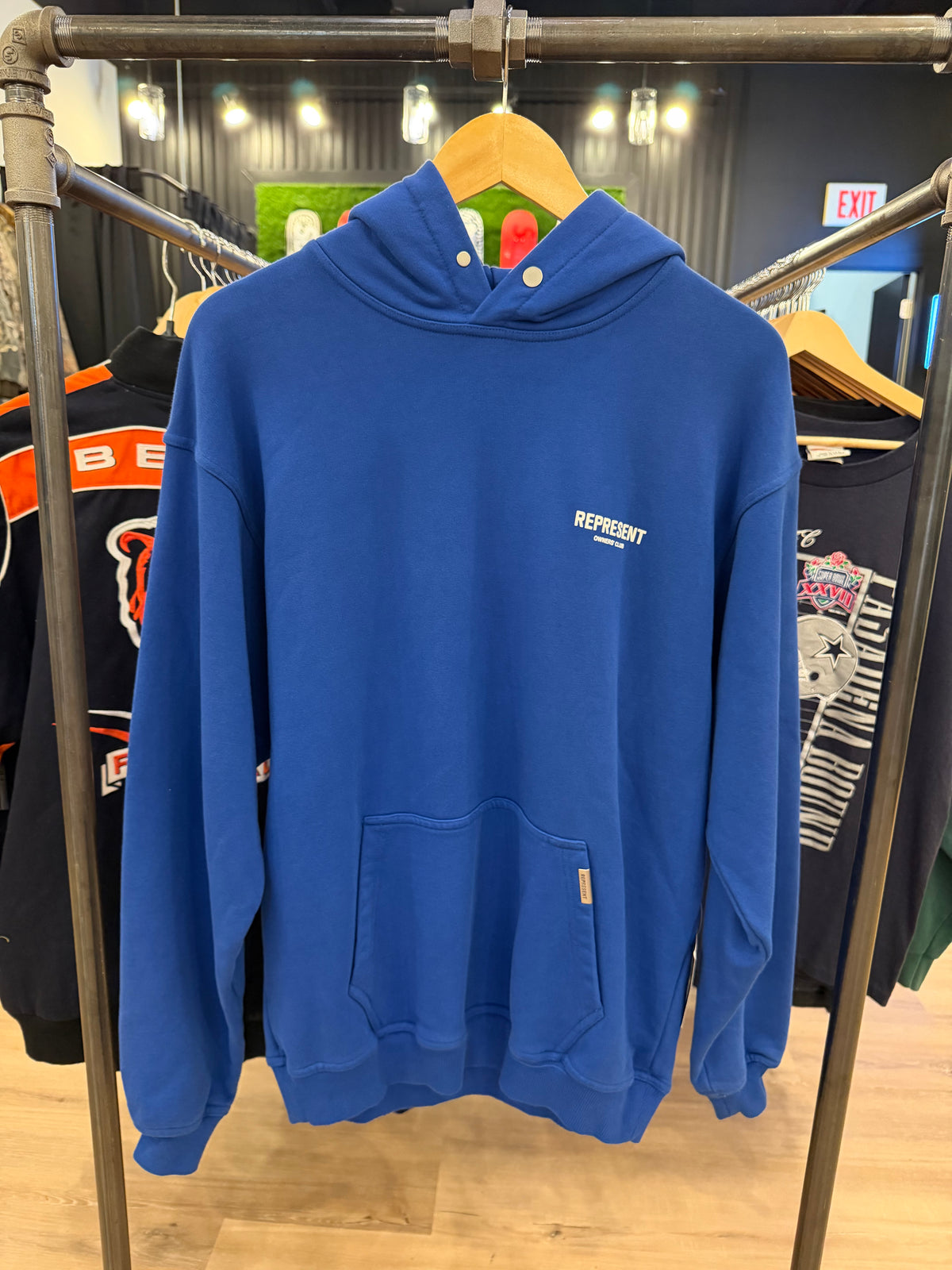 Represent Hoodie Owners Club Royal Size Small Brand New