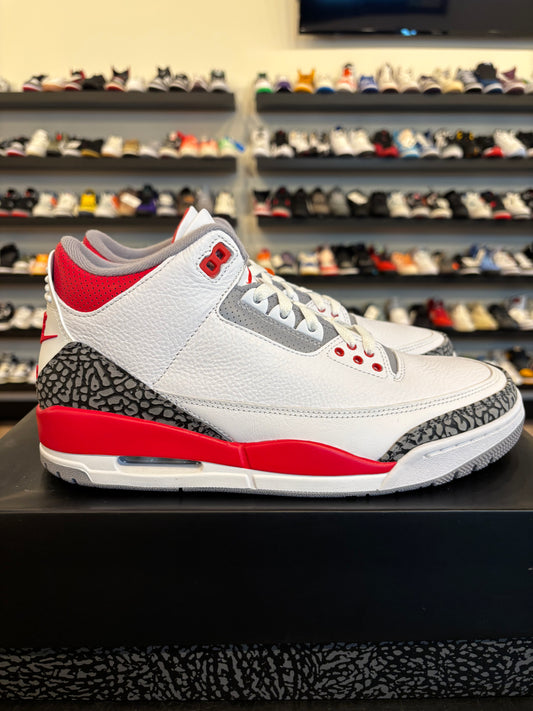 Jordan 3 Fire Red 2022 Size 9.5 Brand New