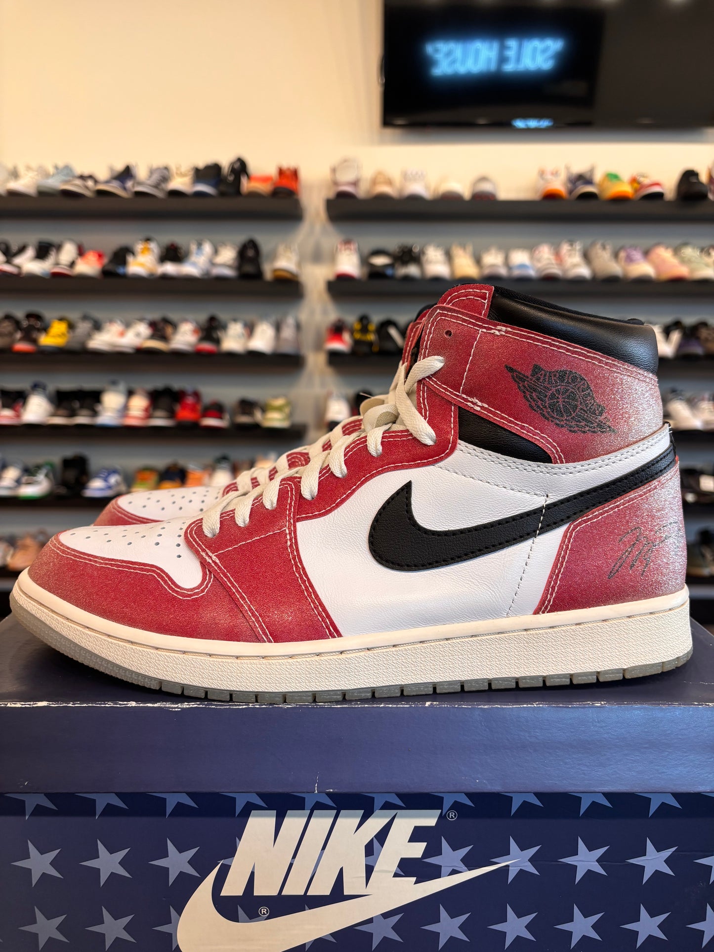 Jordan 1 Trophy Room F&F Size 12 Pre-Owned