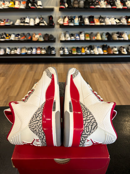 Jordan 3 Cardinal Size 9.5 Pre-Owned