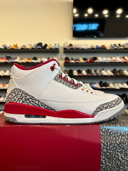 Jordan 3 Cardinal Size 10 Pre-Owned