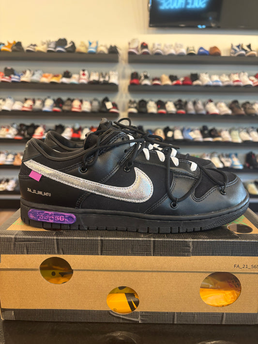 Nike Dunk Low Off-White Lot 50 Size 11.5 Brand New