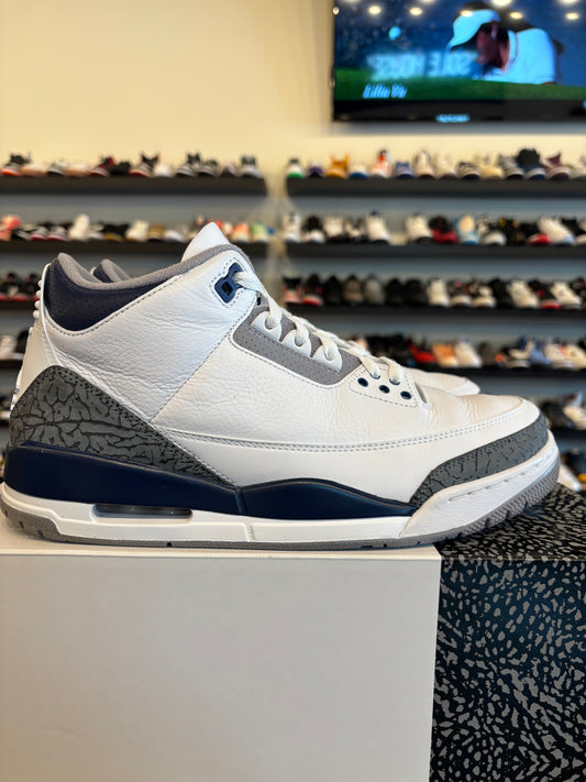 Jordan 3 Navy Size 10 Pre-Owned