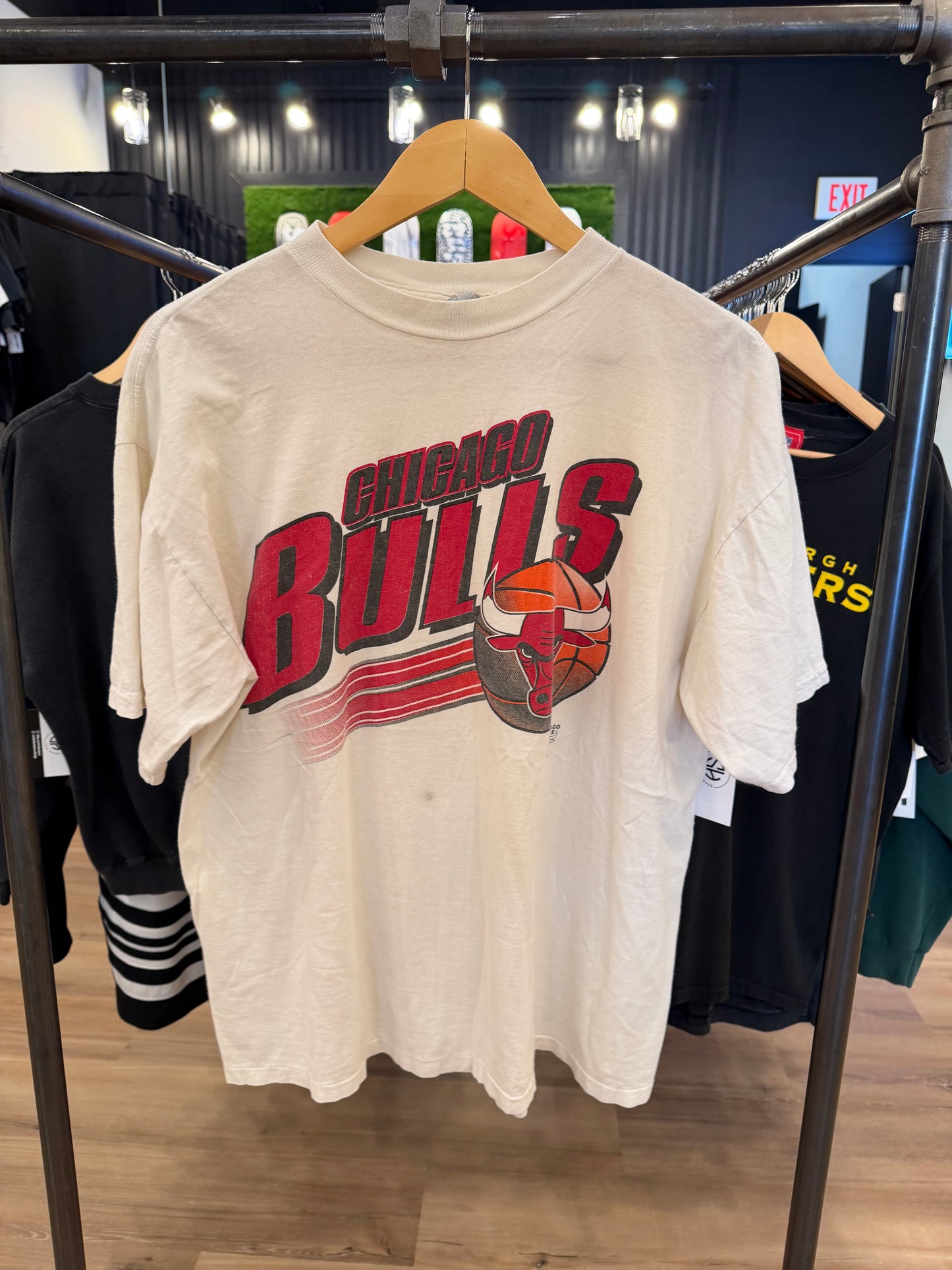 Chicago Bulls Tultex Tee White Size XL VINTGAGE