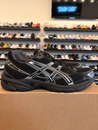 ASICS Gel-1130 Black Silver Size 11 Pre-Owned (No Box)