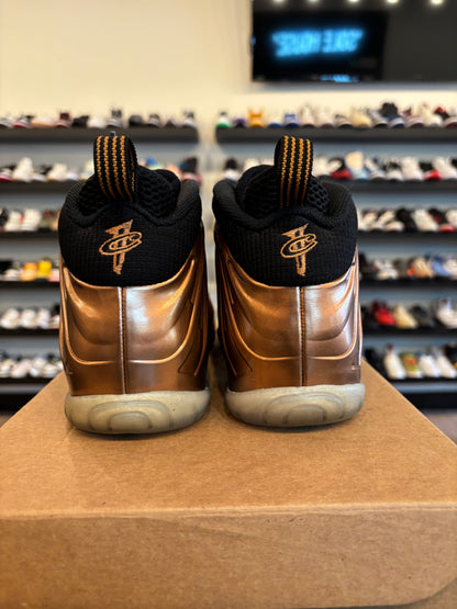 Nike Foamposite Copper 2017 Size 6.5Y (8W) Pre-Owned (No Box)