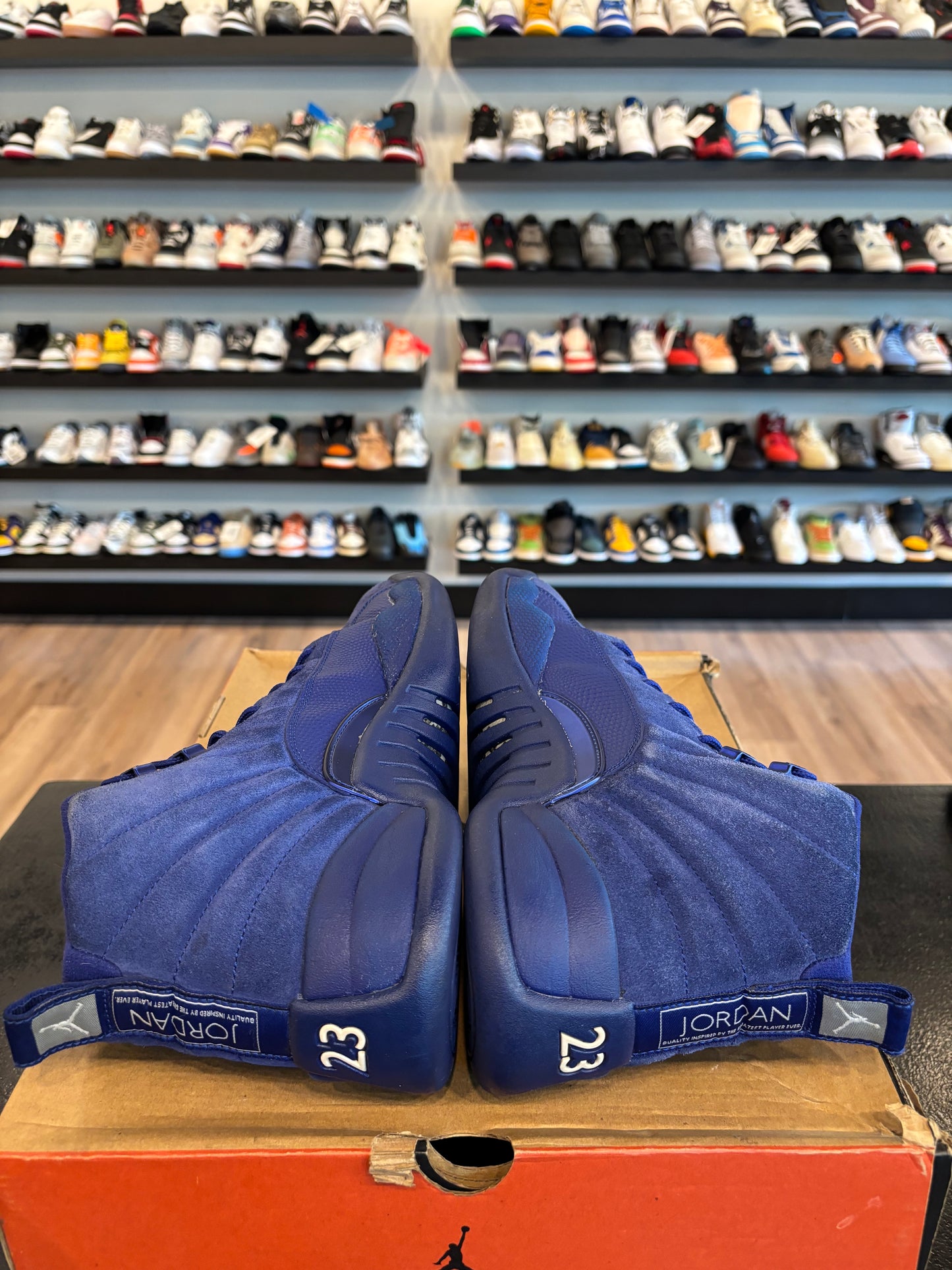 Jordan 12 Blue Suede Size 10.5 Pre-Owned