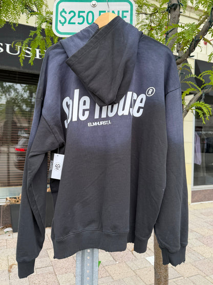 Sole House Premium Faded Black Hoodie Size Small Brand New