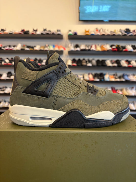Jordan 4 Craft Olive Size 5Y (6.5W) Brand New