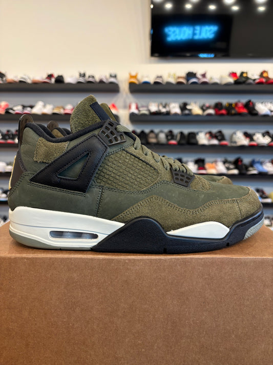Jordan 4 Craft Olive Size 10 Pre-Owned (No Box)