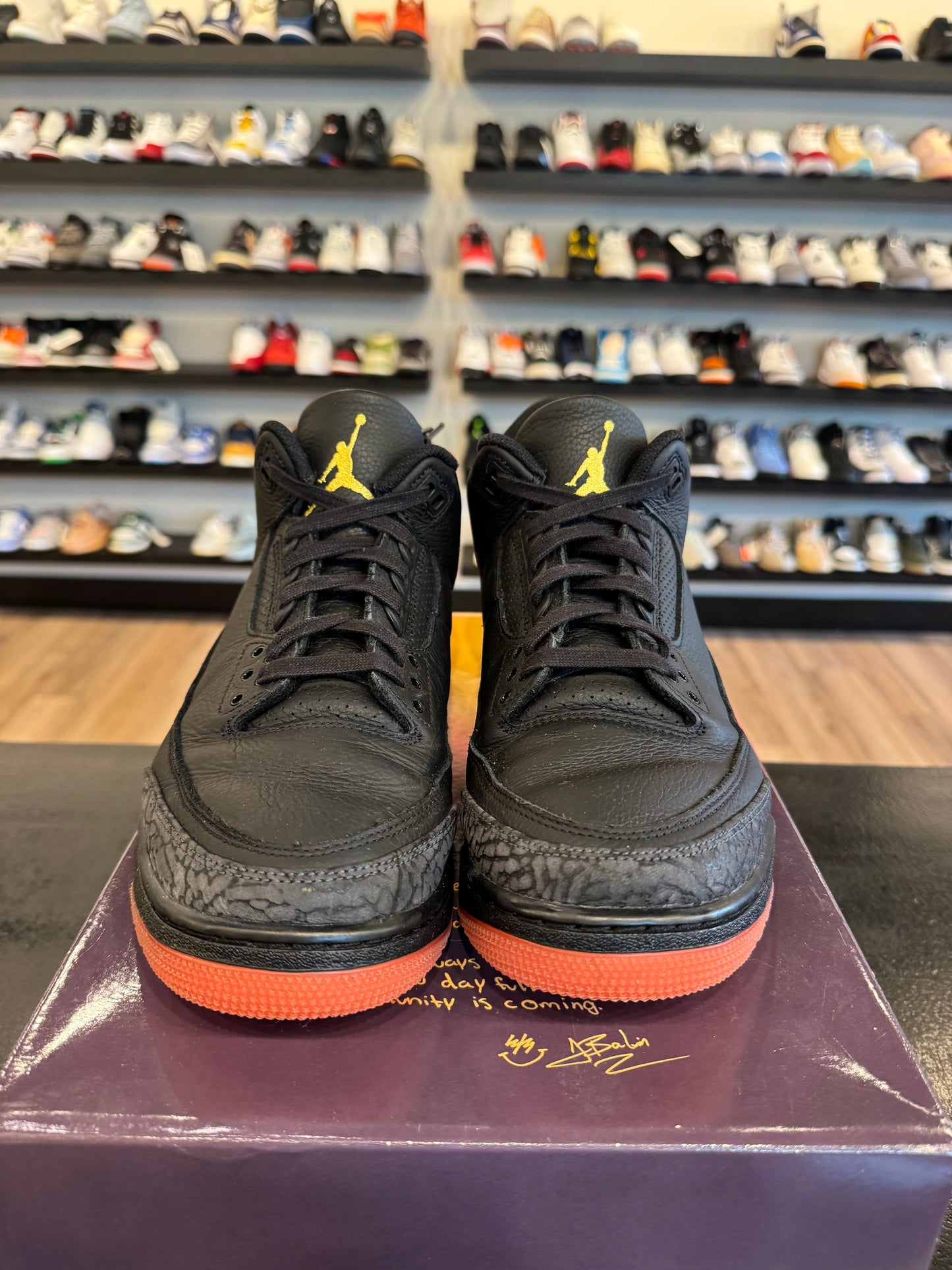Jordan 3 J Balvin Rio Size 10 Pre-Owned