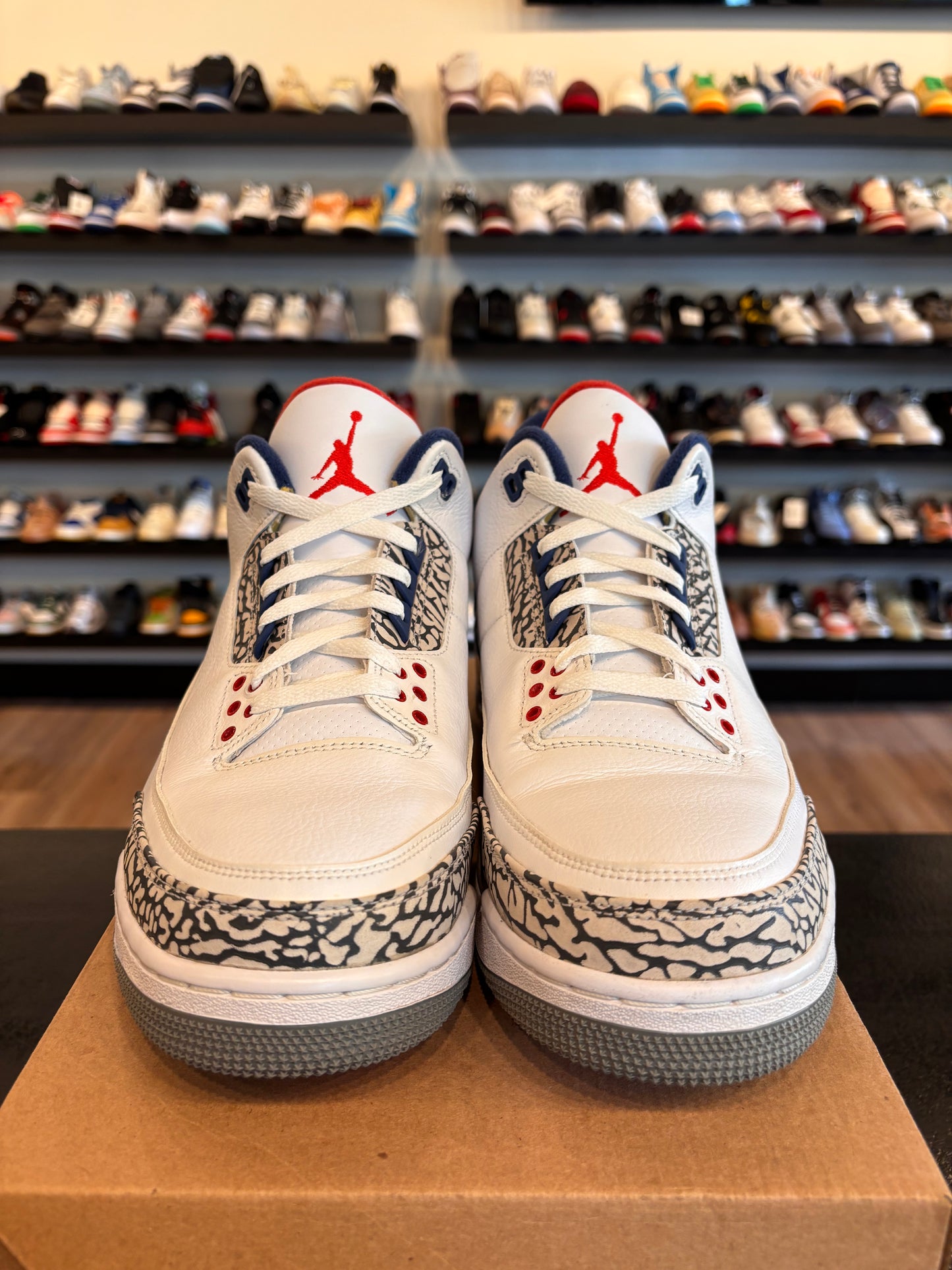 Jordan 3 True Blue 2016 Size 12 Pre-Owned (No Box)