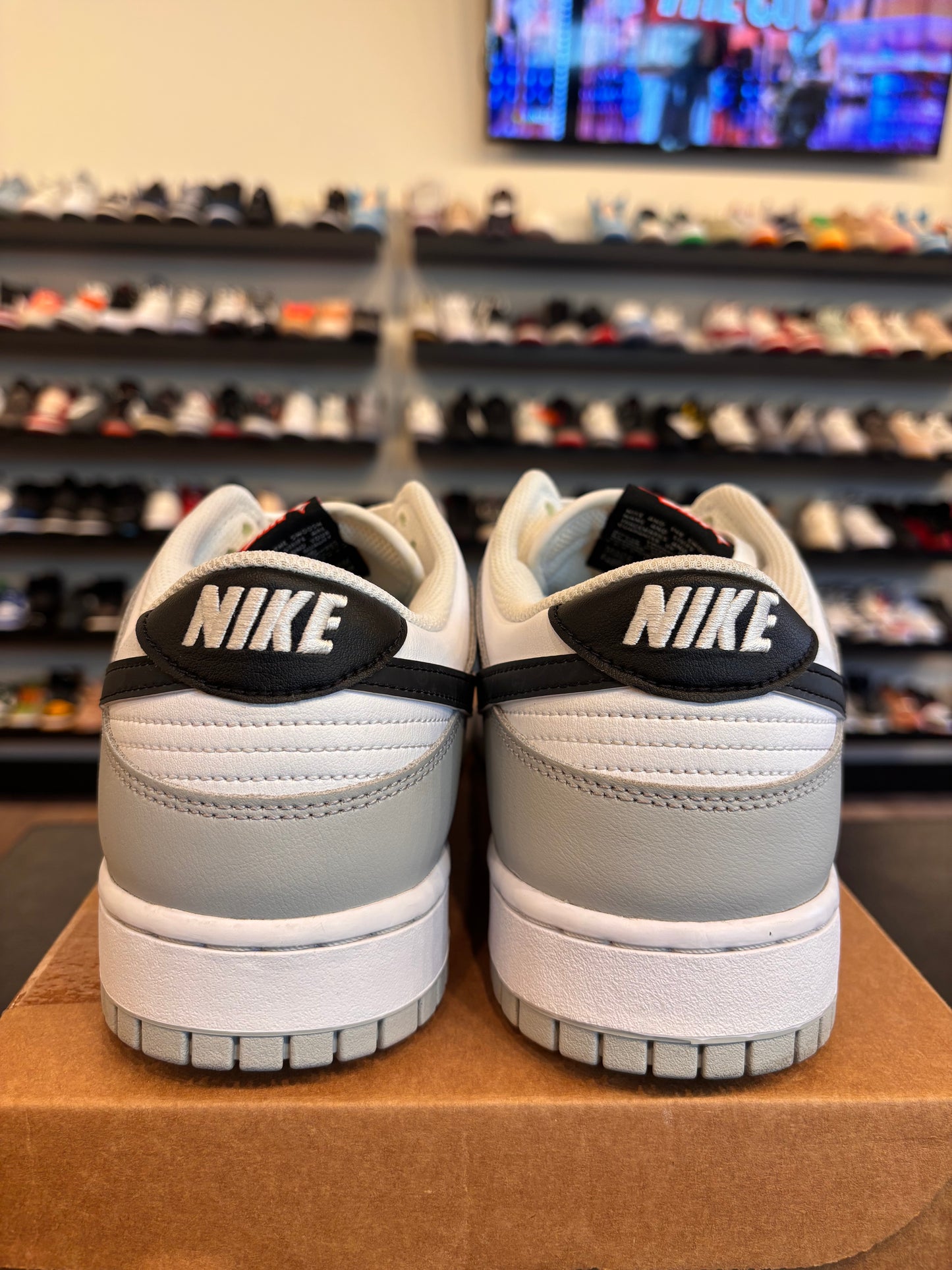 Nike Dunk Low Lottery Grey Size 12 Pre-Owned (No Box)