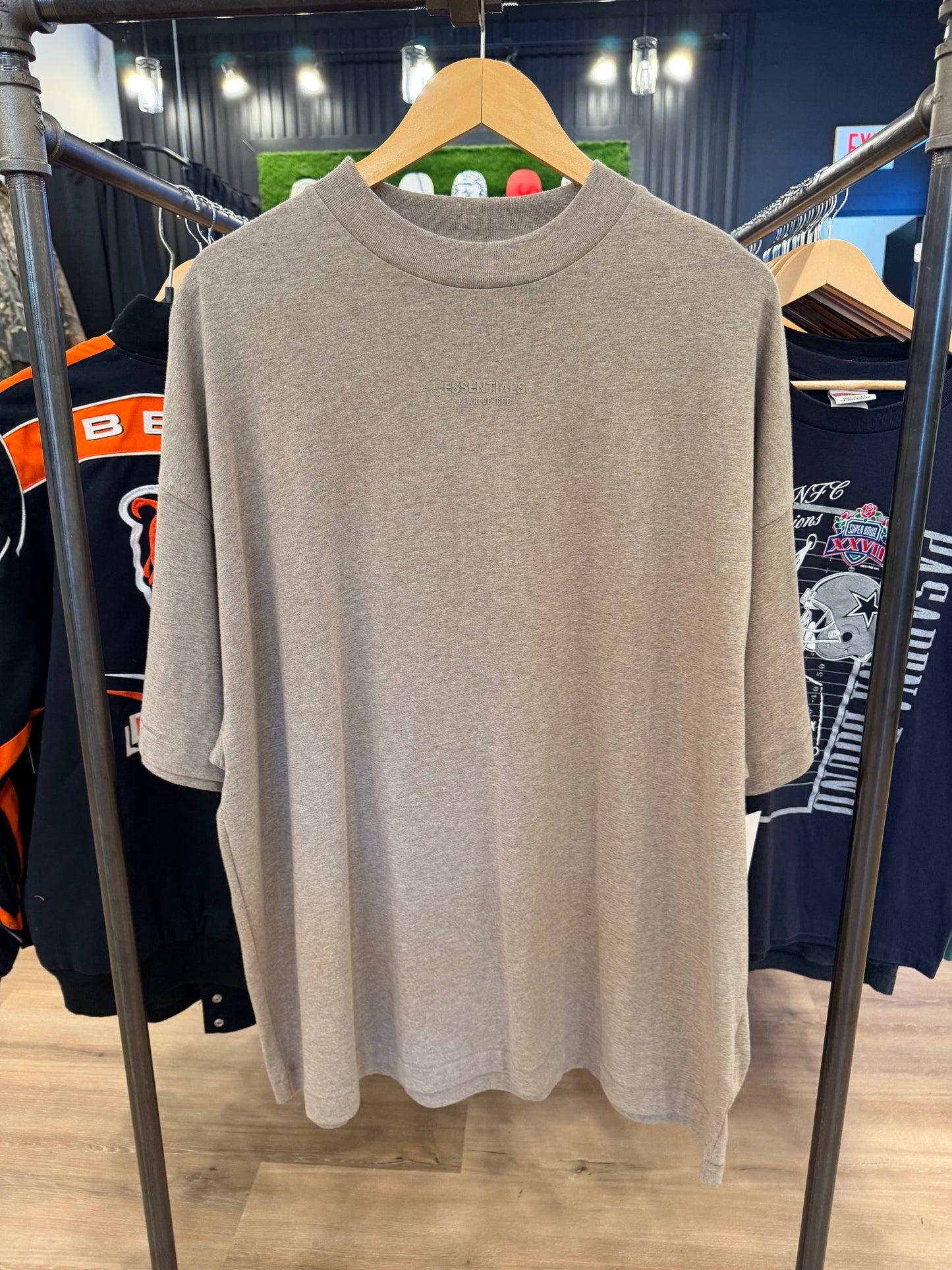 Fear Of God Essentials Tee Grey Size Medium Brand New