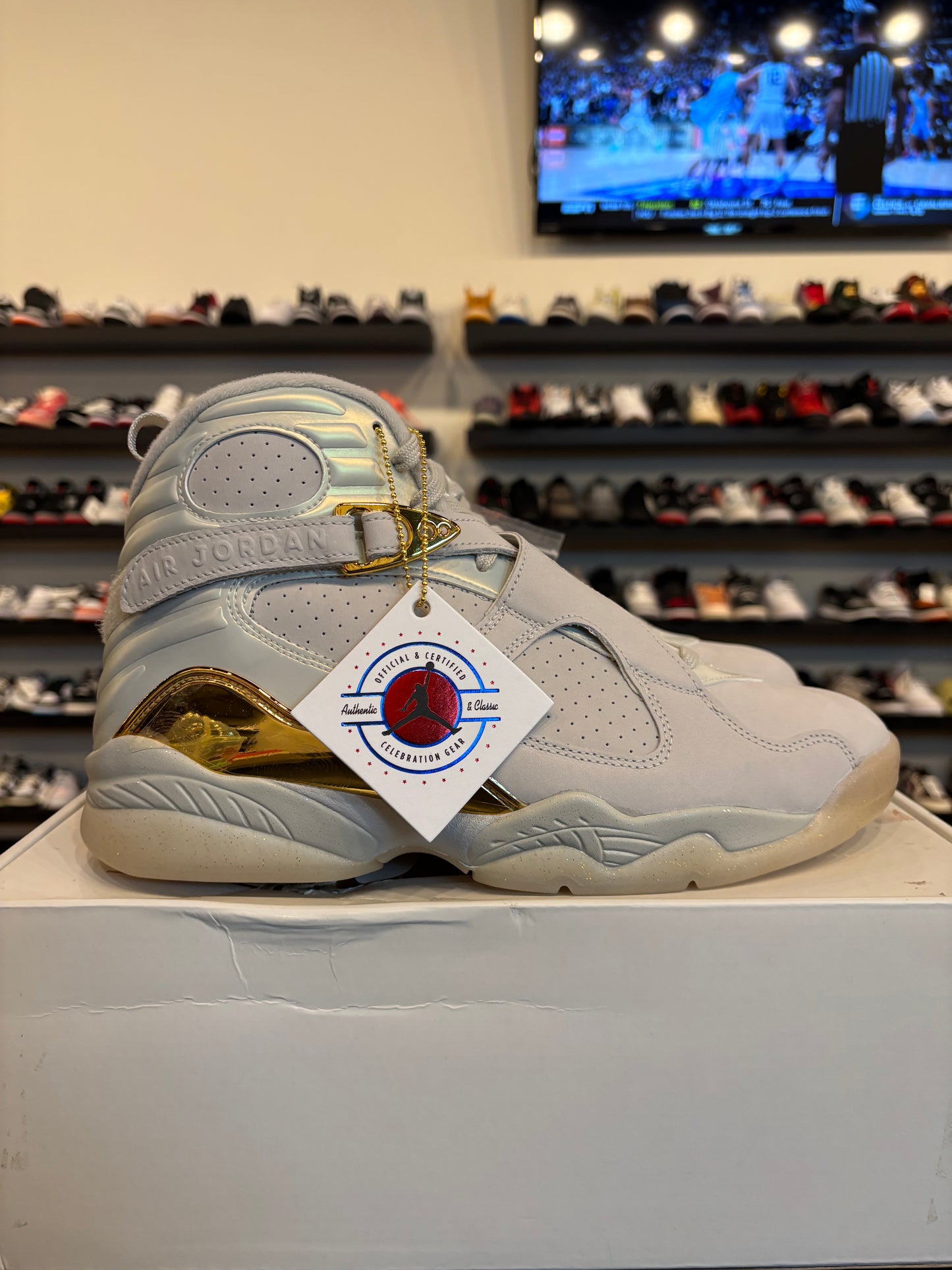 Jordan 8 Champagne Gold Size 10 Brand New