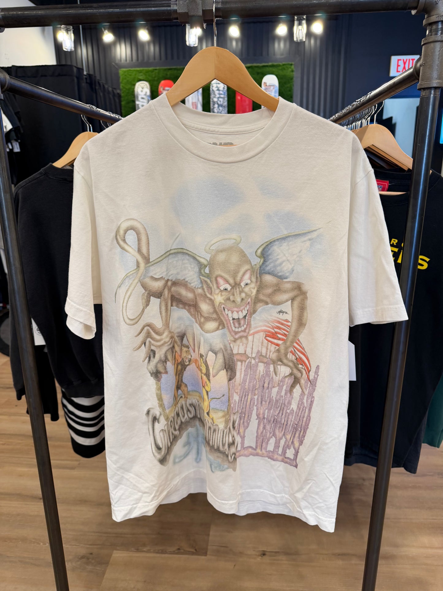 Travis Scott Utopia Circus Maximus Tour Tee White Size Large Brand New