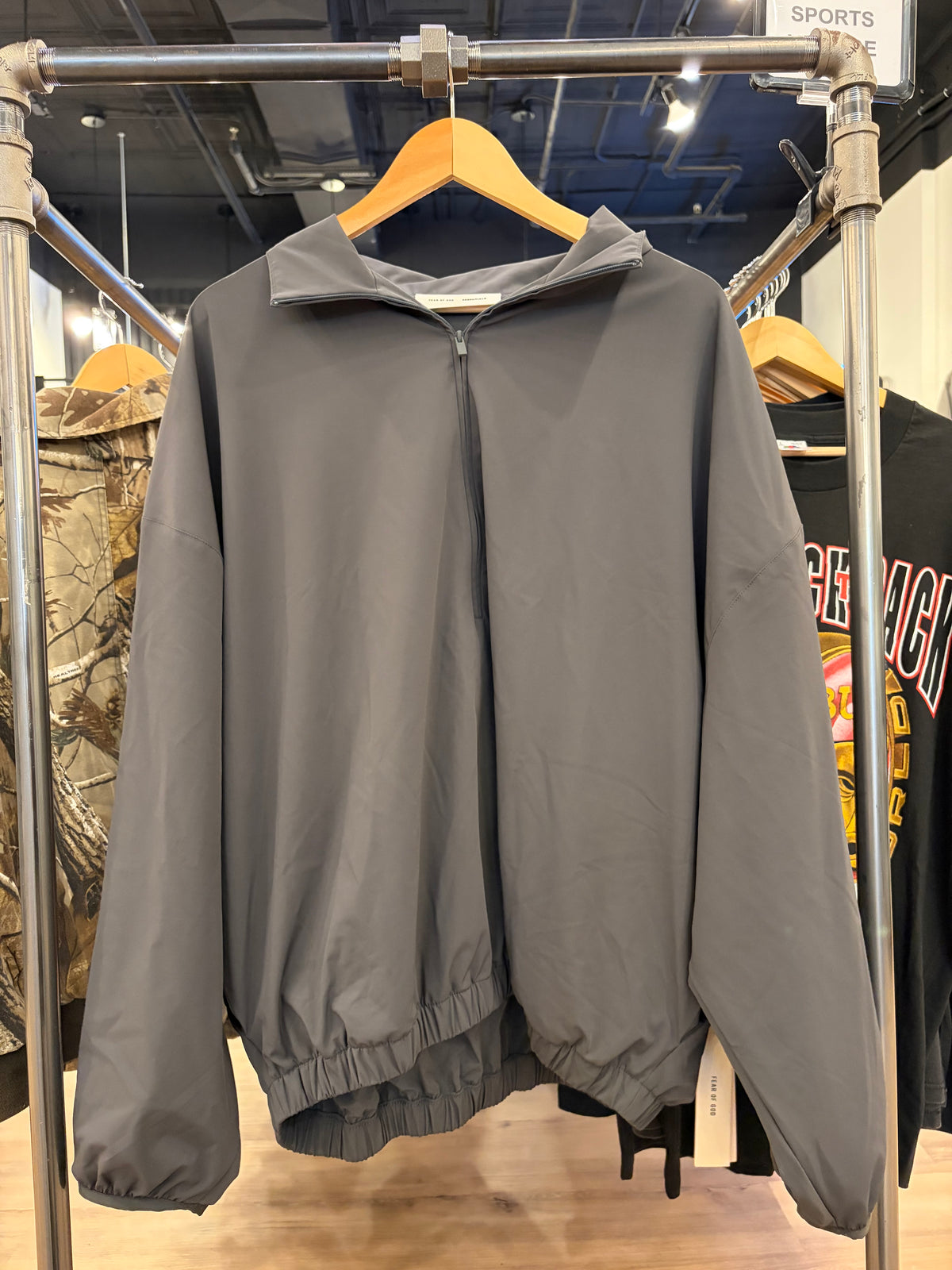 Fear Of God Iron Quarter Zip Size Large Brand New