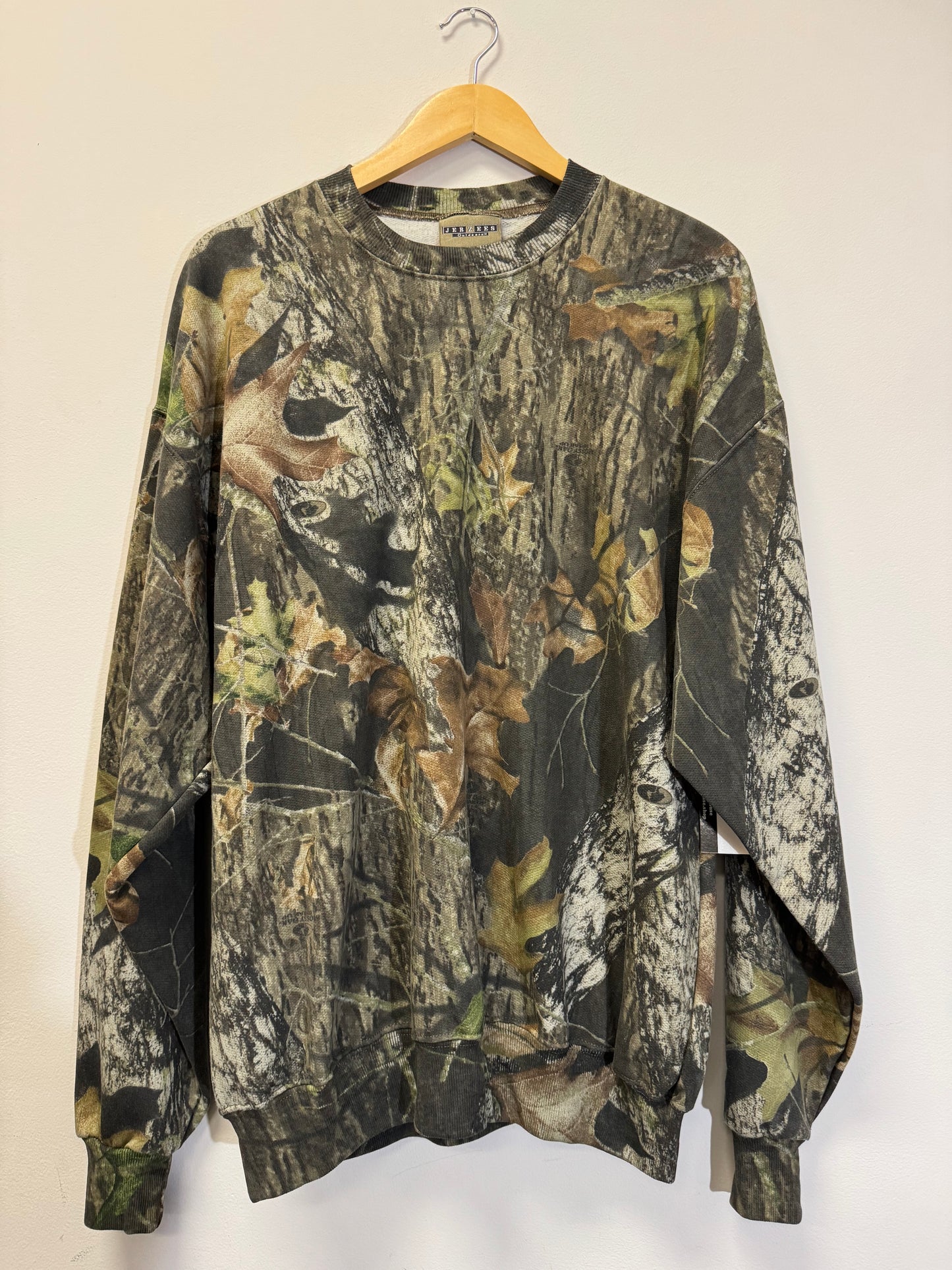 Camo Jerzees Crewneck Size XL Vintage