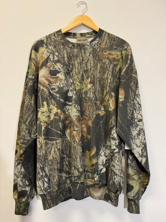 Camo Jerzees Crewneck Size XL Vintage
