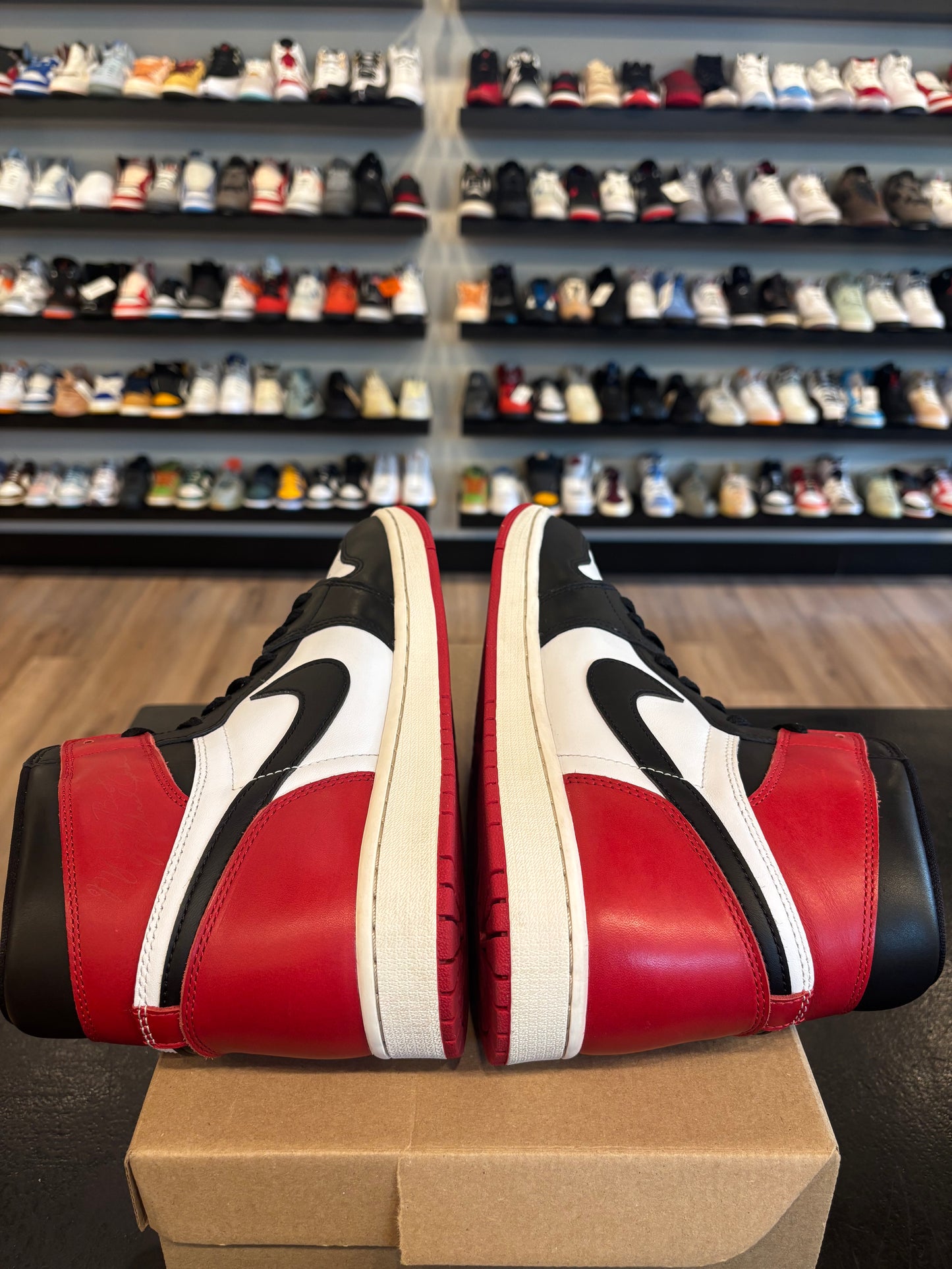 Jordan 1 Reimagined Black Toe Size 11.5 Pre-Owned (No Box)