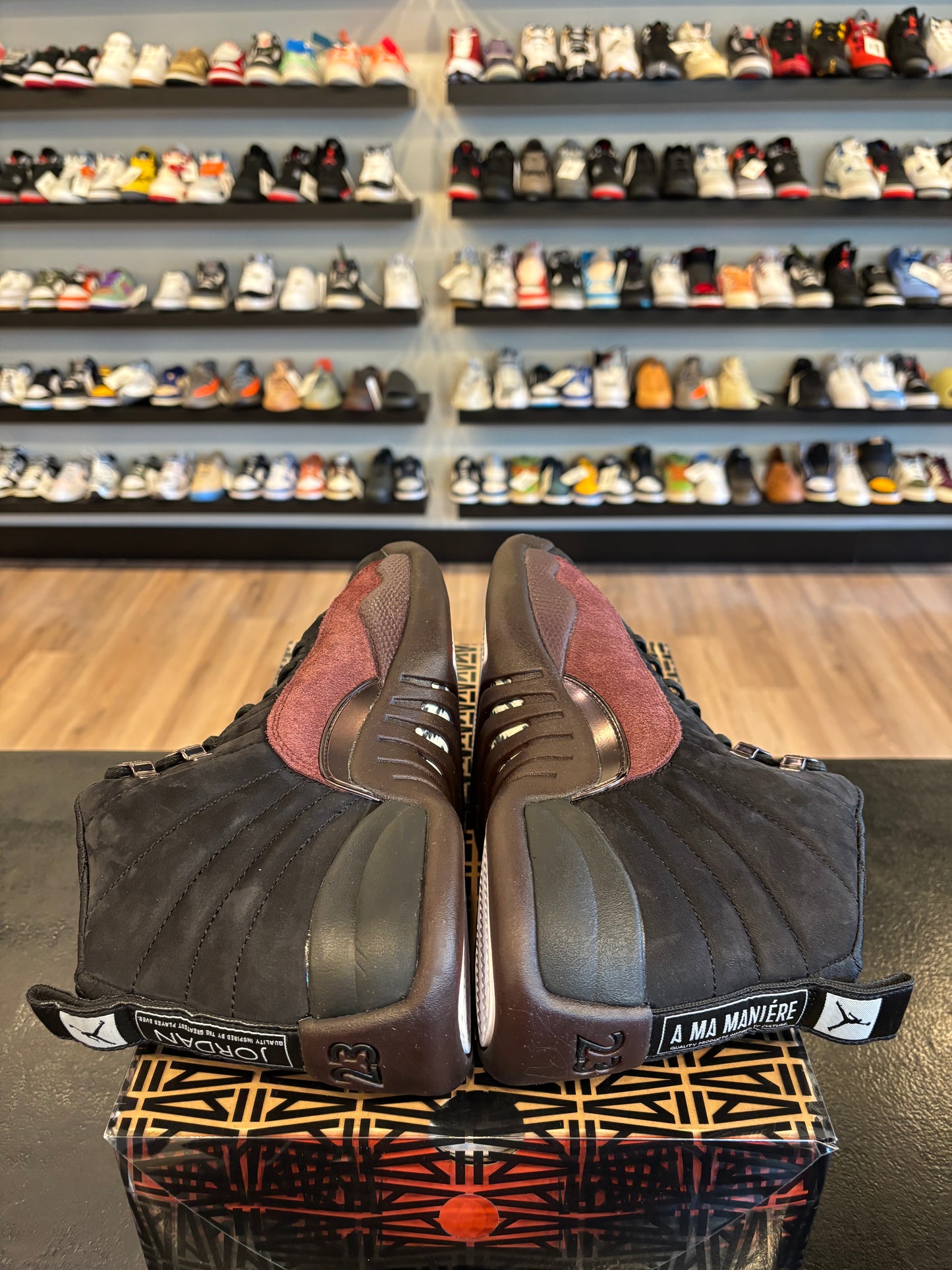 Jordan 12 A Ma Maniere Black Size 8.5 (10W) Pre-Owned