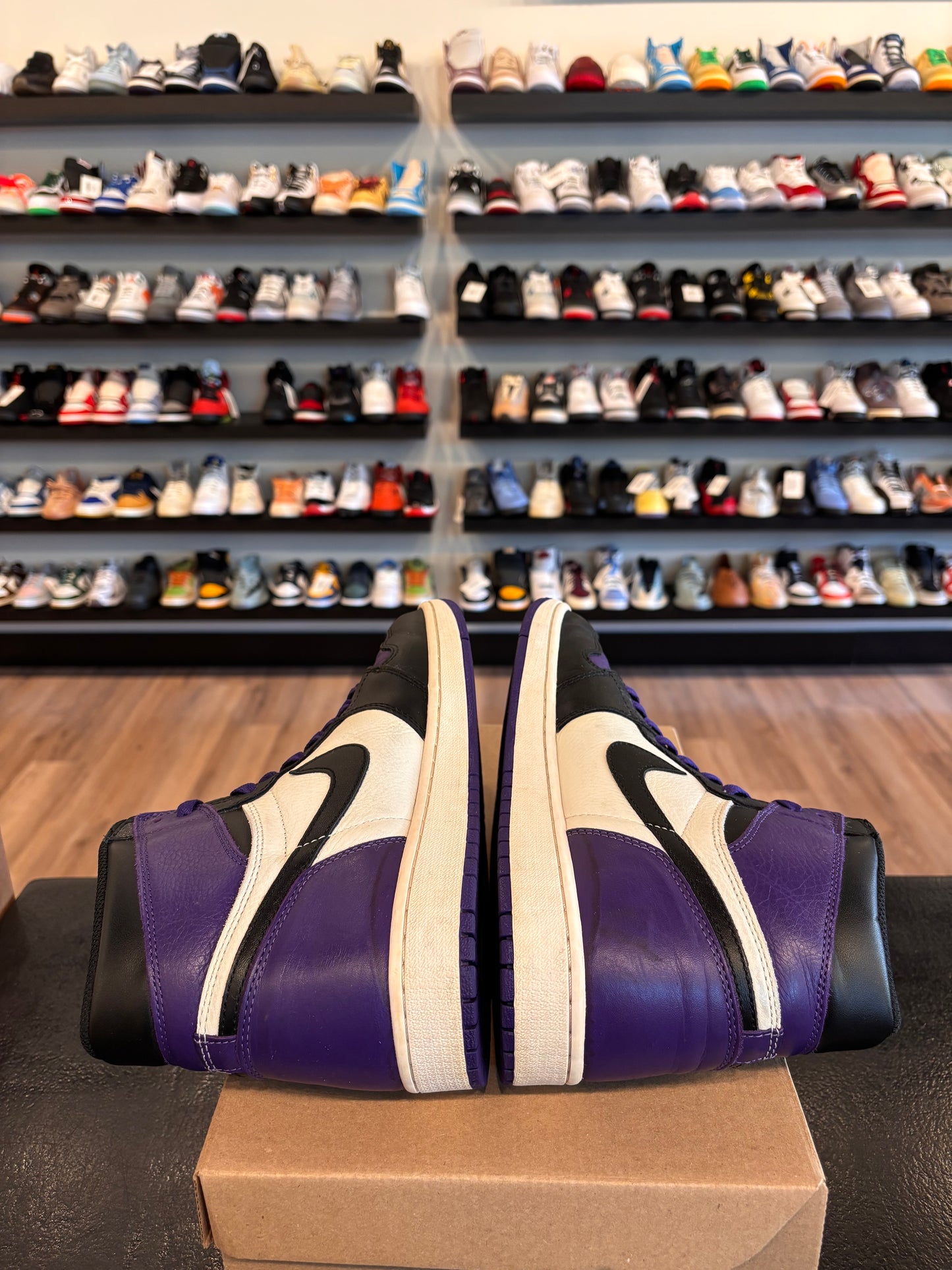 Jordan 1 Court Purple 1.0 Size 12 Pre-Owned (No Box)