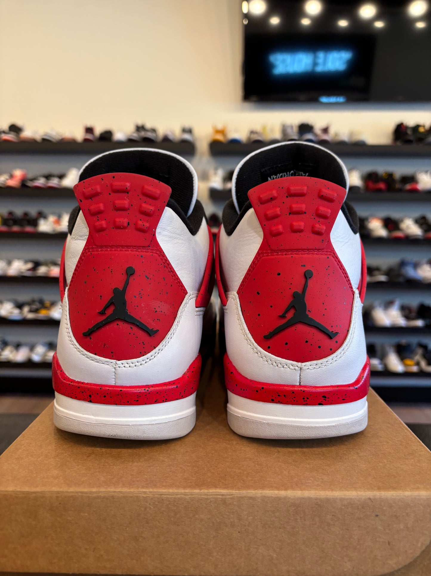 Jordan 4 Red Cement Size 11.5 Pre-Owned (No Box)