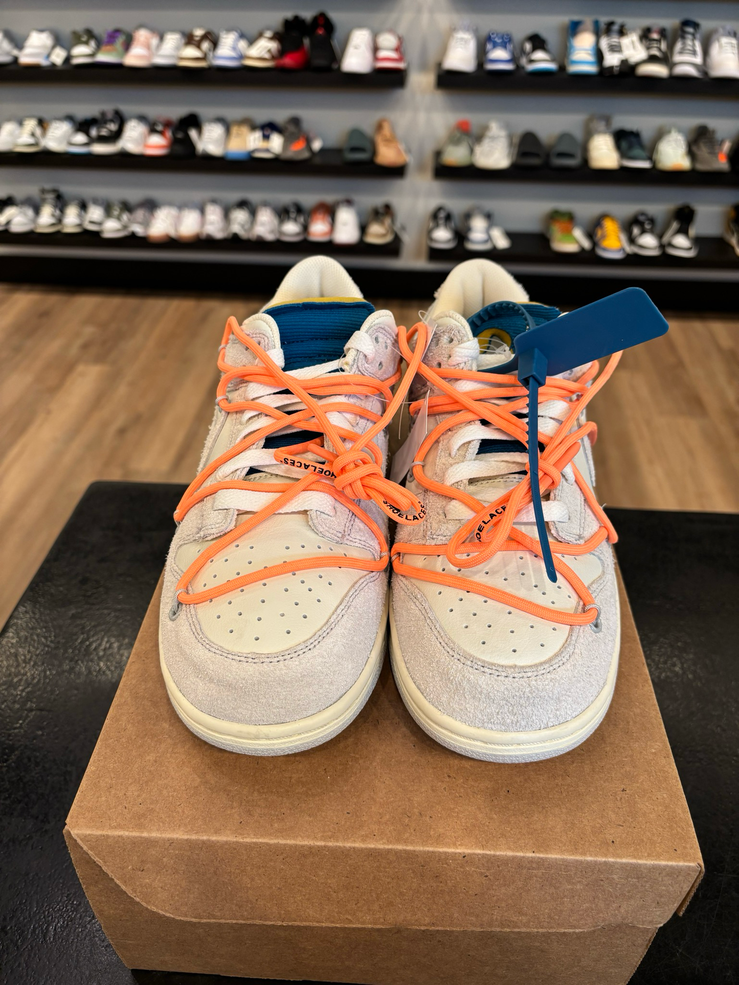 Nike Off-White Dunk Low Lot 19 Size 8.5 Brand New (No Box)