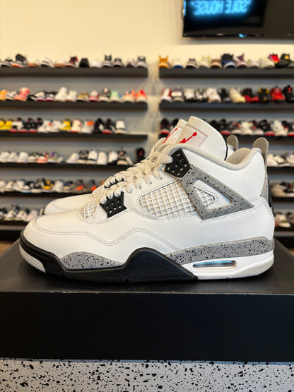 Jordan 4 White Cement 2025 Size 9.5 Pre-Owned