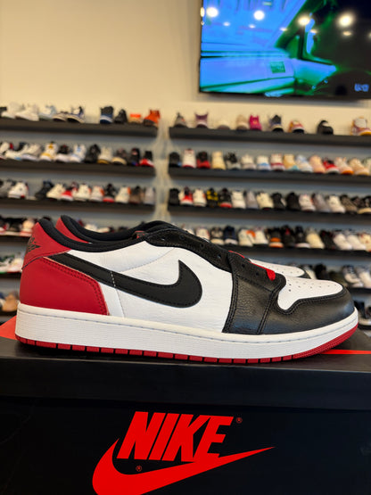 Jordan 1 Low Black Toe Size 13 Brand New