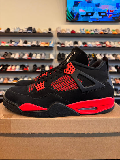 Jordan 4 Red Thunder Size 11.5 Pre-Owned (No Box)