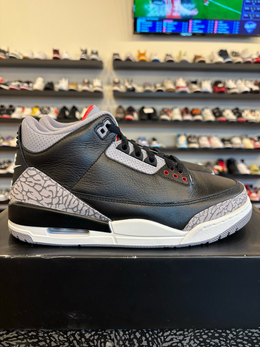 Jordan 3 Black Cement 2024 Size 8 Pre-Owned