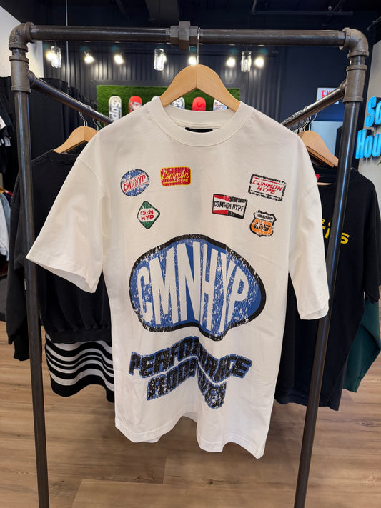 Common Racing Tee White Size Large Brand New