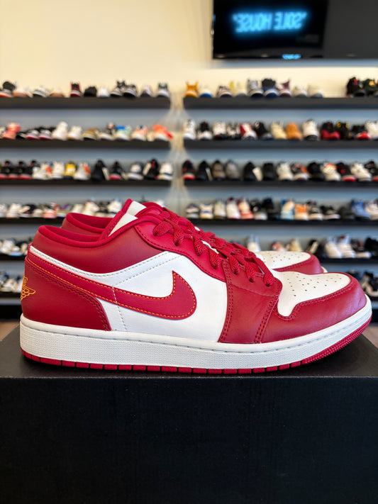 Jordan 1 Low Cardinal Red Size 10 Pre-Owned