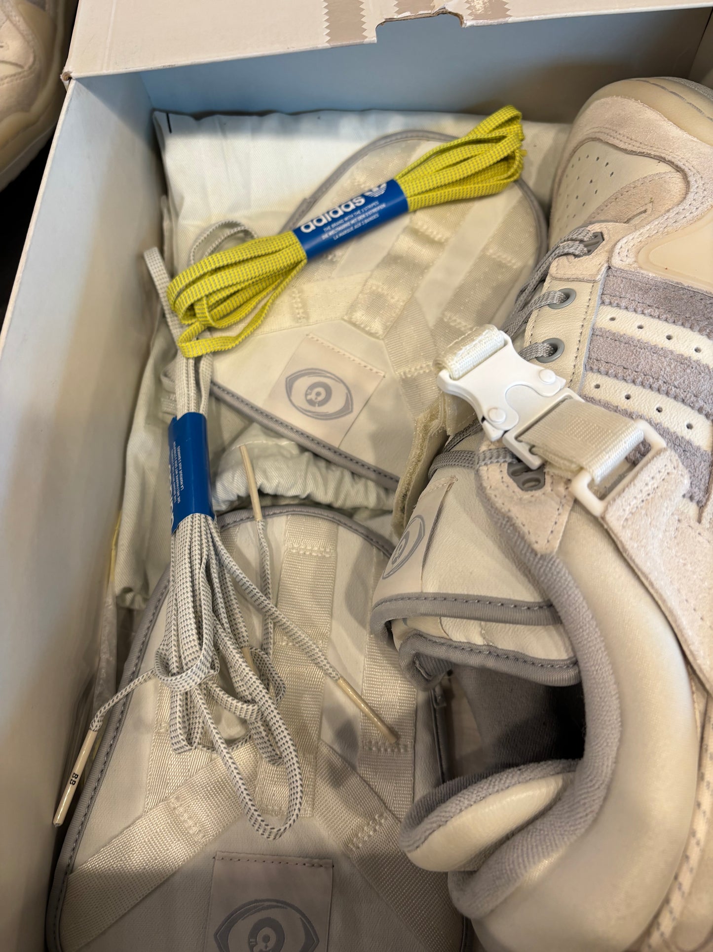 Adidas Bad Bunny Forum White Size 12 Pre-Owned