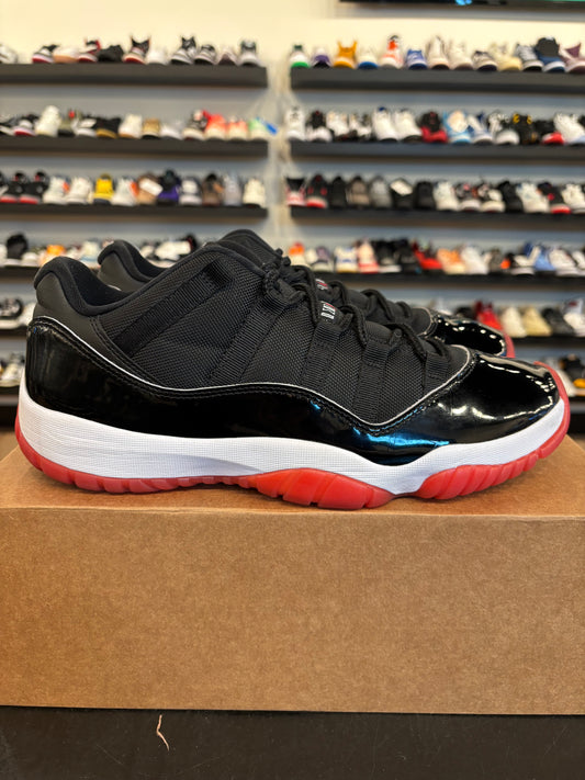 Jordan 11 Low Bred 2025 Size 11.5 Pre-Owned (No Box)